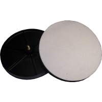 Plastic Face Plate with Felt (6 Inch) - Right Hand
