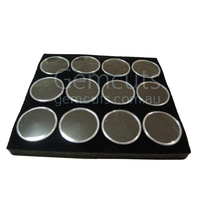 Gem Pods 45mm - Black - Set of 12