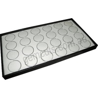 Gem Pods 45mm - White - Set of 24 - With Tray