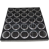 Gem Pods 30mm - Black - Set of 25