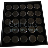 Gem Pods 30mm - Black - Set of 25 - With Tray