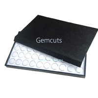 Gem Pods 30mm - White - Set of 50 with Tray & Lid