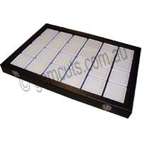Gemstone Display Case with 24 Inserts ( 50mm x 50mm Inserts)