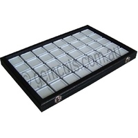 Gemstone Display Case with 40 Inserts (Inserts 30mm x 30mm)