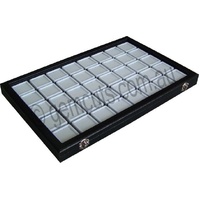 Gemstone Display Case with 40 Inserts (Inserts 40mm x 40mm)
