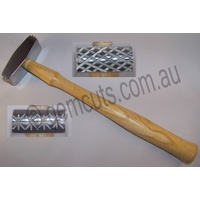 Texturing Hammer - Stars & Crosshatch