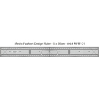Metric Fashion Design Ruler
