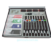 Technical Drawing Pens - Set of 9 with Compass and Ink