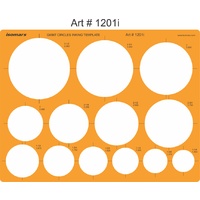 Jewellery Design Template - Giant Circles