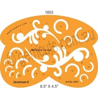 Jewellery Design Template - Curves and Arcs (1803)