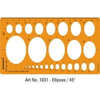 Jewellery Design Template - 26 Ellipses (1831)