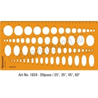 Jewellery Design Template - Ellipses (1834)