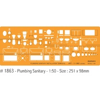 Architects Plumbing and Sanitary 1:50 Template