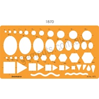 Architects Design Template - Combination Shapes (1870)