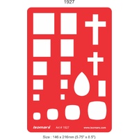 Metal Clay Design Template - Gemstone Shapes