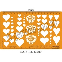 Jewellery Design Template - Classic Hearts (2024)