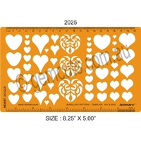 Jewellery Design Template - Unique Hearts