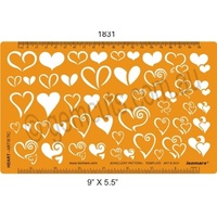 Jewellery Design Template - Artistic Hearts