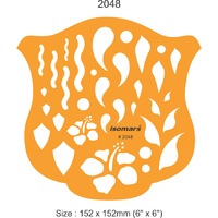 Jewellery Design Template - Paisleys, Shields, Leaves Shapes