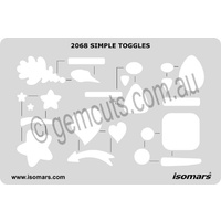 Metal Clay Design Template - Simple Shapes