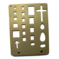Gem Template Double Aluminium - Squares & Rectangles