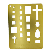 Gem Template Aluminium - Squares & Rectangles