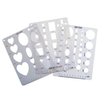 Gem Template Plastic - Set of 3