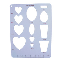Gem Template Plastic - Miscellaneous Shapes