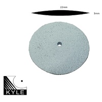 Unmounted Knife Edge Silicone Polisher - Coarse - Pack of 6 (Light Grey)