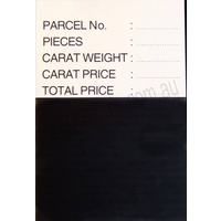 Opal/Gemstone Pricing Cards Black (Pack of 50)