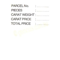 Opal/Gemstone Pricing Cards White (Pack of 50)