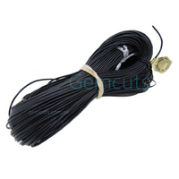 Greek Leather Cord - Round - Black - 1.50mm (Per Metre)