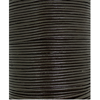 Leather Cord - Round - Brown (Per Metre)