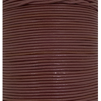 Leather Cord - Round - Dusky Pink - 3.0mm (Per Metre)