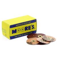 Moore's Adalox BRASS Centre Discs- PACKS OF 50
