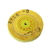 Yellow Muslin Buff 75mm x 40 Fold