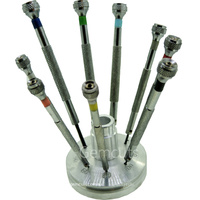 Precision Screwdriver Set with Aluminium Stand