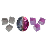 Nanosital Colour Change Rough - Steel Blue & Kunzite Medium