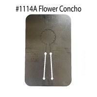 Pancake Die 1114A Flower Concho
