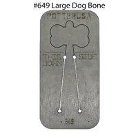 Pancake Die 649 Large Dog Bone with Hole Tab