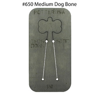 Pancake Die 650 Medium Dog Bone with Hole Tab
