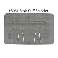 Pancake Die B031 Basic Cuff Bracelet