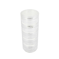 Clear Stacking Jars (Set of 5)