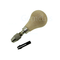 Wooden Handle Pin Vice (Round End)