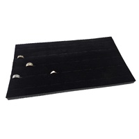 Large Ring Display - Black Velvet