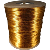 Rattail Cord - Round - Antique Gold - 2mm (Per Metre)