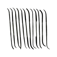 Steel Riffler Files 160mm - Set of 12 -Coarse/medium