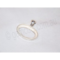 Sterling Silver Pendant 14mm x 22mm (Fixed Bail)