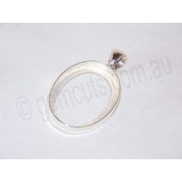 Sterling Silver Pendant 30mm x 22mm (Swing Bail)