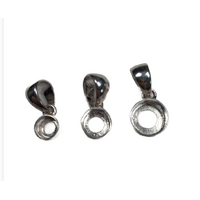 Sterling Silver Swing Bail Pendant - Calibrated Round 
